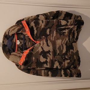 J.Crew camo fleece